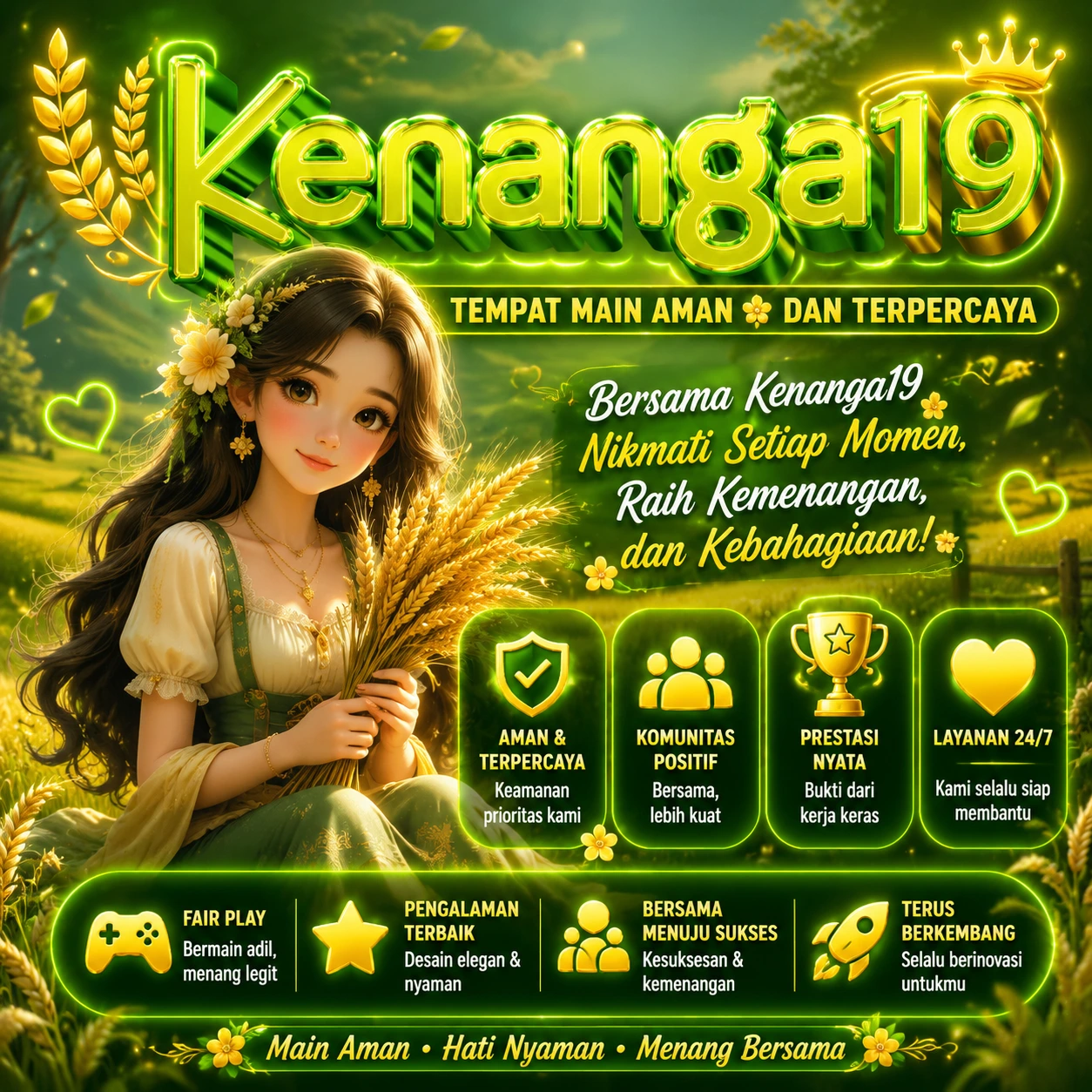 KENANGA19: Mode Game untuk Dapat Keberuntungan